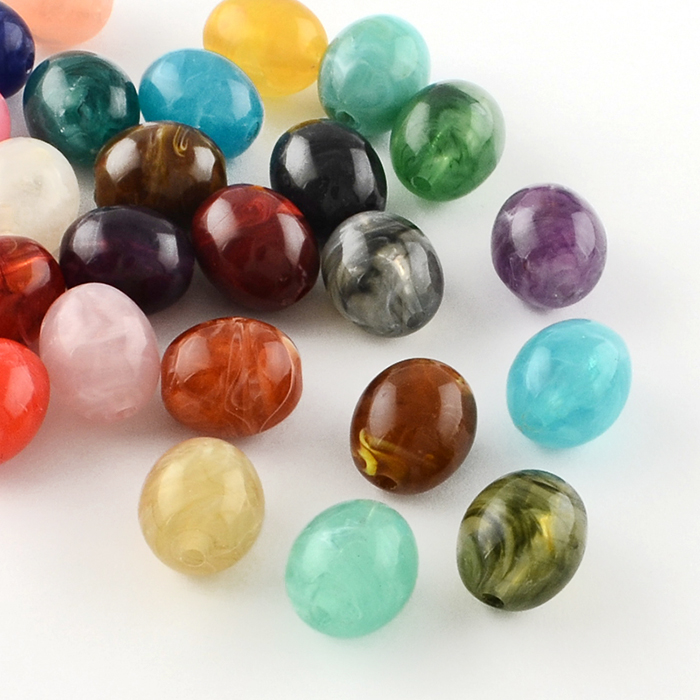 Koraliki Akrylowe Imitacja Kamienia