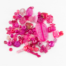 Koraliki Akrylowe "Bombaj", Mix, 5.5-28mm, Orchidea, 50g (13WB14226)