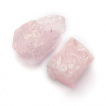 Naturalny Różowy Kwarc, Bryłki bez Otworów, 40-58x38-42x22-31mm, około 3-5szt/100g (13WB18236)