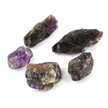 Naturalny Ametyst, Nieobrobione Samorodek, bez Otworów, 19-42x17-30x10-16mm, około 5szt/100g (13WB18237)