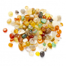 Naturalny Agat Okruchy, Barwiony, Mix, 5-19x4-10x2-7mm, bez Otworu, około 150szt/100g (13WB18247)