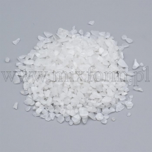 Намистини Натуральний Нефрит, Крихта, Білий, 2-8x2-4мм, Без Отвори, (13WB17931)