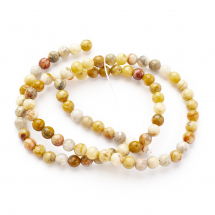 Koraliki Naturalny Crazy Agate, Okrągłe, Rozmiar 4mm, około 85szt/36cm/nić (13WB29133)