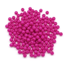 Koraliki Akrylowe Nieprzejrzyste, Okrągłe, Kolor: Kamelia, 8x7mm, Otwór: 2mm, około 160szt/50g (13WB29564)