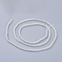 Koraliki Szklane, Galwanizacja, Tęczowy, Fasetowane Rondel, 2x1.5mm, około 220szt/35cm/sznur (13WB29701)