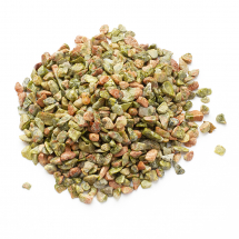 Naturalny Kamień Unakit, Okruchy bez otworów, 2-8x2-4mm, 50g~800szt (14WB8168)