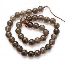 Koraliki Kamień Naturalny Kwarc Dymny, Kulki, 6mm, 30szt/18cm/sznur (13WB11351)