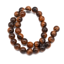 Koraliki Kamień Naturalne Czerwone Tygrysie Oko, Kulki, 6mm, 29szt/18cm/sznur (3WB3005)