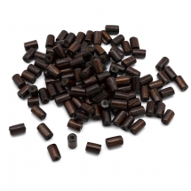 Koraliki Naturalne Drewniane Barwione, Rurka,  Brązowy, 8x5mm, 480szt/50g (13WB20778)