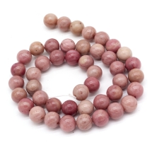 Koraliki Kamień Naturalny Rodonit, Kula, 8mm, 42szt/35cm/sznur (13WB11744)