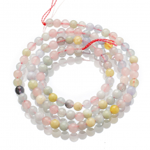 Koraliki Naturalny Morganit, Kolor: Mieszane kolory, 4mm, około 94szt/nić (13WB11769)