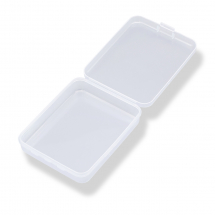 Контейнер для Бусин, Пластик, безбарвний, Прямокутні, 11.95x9.3x2.85см, Внутрішній Діаметр: 11.05x8.9см, (13WB23525)
