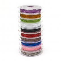 Linka Jubilerska Stal Nierdzewna, do Rękodzieła i Biżuterii, Powłoka Nylonowa, Mix, 0.38mm, 10szpul/set, 10m/szpula (14WB5503)