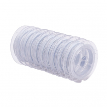 Linka Jubilerska Stalowa, do Rękodzieła i Biżuterii, Biały Dym, 0.6mm, 10 szpul/set, 10m/szpula (13WB27416)