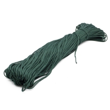 Sznurek Paracord Poliester i Spandex 7 Rdzeni, Ciemnozielony, 4-5мм, 100m, (13WB29471)