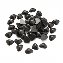 Носики для Іграшок, Трикутні, Колір: Чорний, Розмір: Довжина 16.5мм, Ширина 13мм, Товщина 5.5мм, (13WB17800)