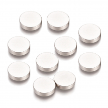 Магніти Круглі Міцні для Офісу, Холодильника, Рукоділля, 10х2.5мм, (13WB29107)