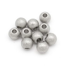 Koraliki Gwiezdny Pył, Stal Nierdzewna, Okrągłe, 8x7mm, 10szt (13WB29137)