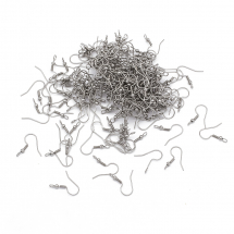 Bigle do Kolczyków do Rękodzieła i Biżuterii, Stal Nierdzewna, Baza do Kolczyków, 19-21x18mm, 200szt (13WB29385)