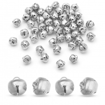 Кулони Підвіски Залізні Дзвіночки, Платина, 10х10х10мм, Отвір 3х1мм, (13WB29733)