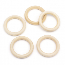 Конектор Кільце Дерево, Колір: Хакі, Діаметр 70мм, Товщина 10мм, Отвір 50мм, (13WB29771)