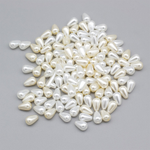 Koraliki Akrylowe, Imitacja Perły, Kropla, Mix, 10x6.5mm, około 110szt/25g (13WB29835)