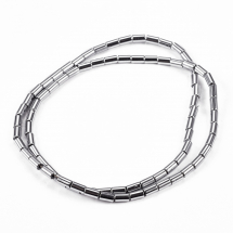 Koraliki Syntetyczne Hematyt, Niemagnetyczne, Klasa A, Galwanika, Platynowane, 5x3mm, około 78szt/39cm/nic (13WB30075)