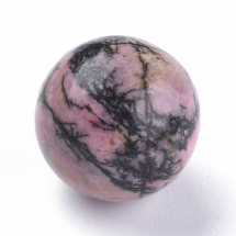 Naturalny Rodonit, Kula, Okrągły, 17.5-18mm, bez Otworu, 1szt (13WB30168)