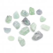 Naturalny Fluoryt, Nieoszlifowane Bryłki, 15.5-36x11-22.5x11-20.5mm, Bez Otworu, około 10szt/100g (13WB30178)