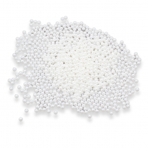 Kulki Akrylowe, Imitacja Perły, Okrągłe, Białe, 3mm, Bez Otworu, około 1600szt/25g (13WB30253)