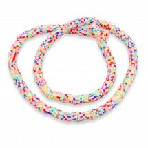 Koraliki Polymerowa Glina, Heishi, Handmade, Okrągłe Płaskie, 6x0.5-1mm, Mieszane, okolo 290szt/38cm/nić (13WB30713)