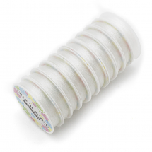 Nić Silikonowa, Żyłka Elastyczna do Koralików, Paciorków, Bransoletek, 0.6mm, 15m/szpula, 10szt/zestaw (13WB30447)