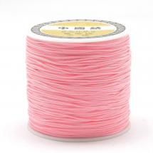 Шнур Поліестер Рожевий, 1мм, 120м/котушка, (13WB30547)