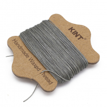 Sznurek Woskowany Nylon, do Plecenia, Makramy i Biżuterii, Szary, 0.65mm, około 20m/szpula (13WB30560)