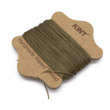 Sznurek Woskowany Nylon, do Plecenia, Makramy i Biżuterii, Ciemny Oliwkowy, 0.65mm, około 20m/szpula (13WB30561)