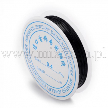 Мідний Дріт, Чорний, 0.4мм, близько 15м/котушка, (13WB30580)