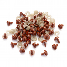 Носик для Іграшок, Трикутний, Коричневий, Розмір: Довжина: 14мм, Ширина: 16мм, Пін: 5-6мм (13WB30361)