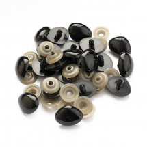 Носик для Іграшок, Трикутний, Чорний, Довжина: 24мм, Ширина: 29мм, Пін: 5-6мм, (13WB30403)