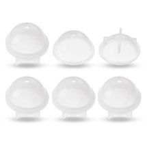 Forma Silikonowa, Kula, Mold do Żywicy Epoksydowej, 37x30mm, Wewnętrzny Rozmiar 30mm, 5szt (13WB30570)