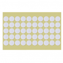 Naklejki Dwustronne na Knoty, Naklejki do Mocowania Knotów do Świec, 2x0.1cm, 50szt (13WB30611)