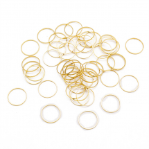 Конектор Кільце, Латунь, Колір: Золото, 14х1мм, (13WB30790)