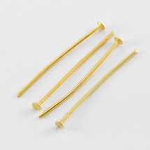 Szpilki Gwoździe Żelazo 35х0.7mm Kolor: Złoto około 320szt/50g (5WB4834)