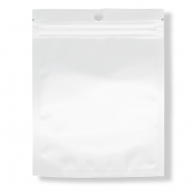 Woreczki Torebki Strunowe z Wieszakiem, Zamek ZIP, Białe/Przezroczyste, 15x10cm, wewnętrzny: 12x9cm, 25szt (13WB31000)