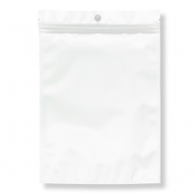 Woreczki Torebki Strunowe z Wieszakiem, Zamek ZIP, Białe/Przezroczyste, 24x16m, wewnętrzny: 20x14.5cm, 10szt (13WB31002)