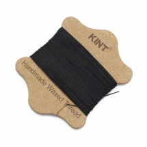 Sznurek Woskowany Nylon, do Plecenia, Makramy i Biżuterii, Czarny, 0.45mm, 20m (13WB30993)