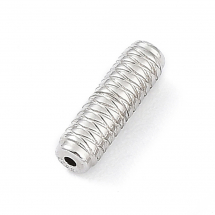 Срібло 925 Родоване Застібка Гвинтова, 10х3мм, Отвір 0.9мм, (13WB30972)