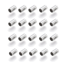 Koraliki Rurki, Stal Nierdzewna, Rozmiar: 5x3mm, Otwór 2.5mm, 20szt (13WB31140)