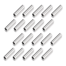 Koraliki Rurki, Stal Nierdzewna, 10x2.5mm, Otwór: 2mm, 20 szt (13WB31360)