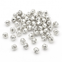 Кулони Підвіски Дзвіночки Залізні, Срібло, 9.5х8х7мм, Отвір 1-2мм, близько 1000шт/упаковка, (13WB31732)