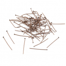 Szpilki Gwoździe Żelazo 30х0.7mm Kolor: Miedź około 375szt/50g (5WB4935)